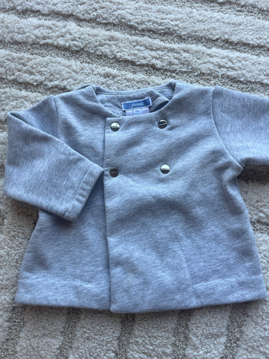 Ensemble chill haut + bas type jogging gris Jacadi - 6 mois