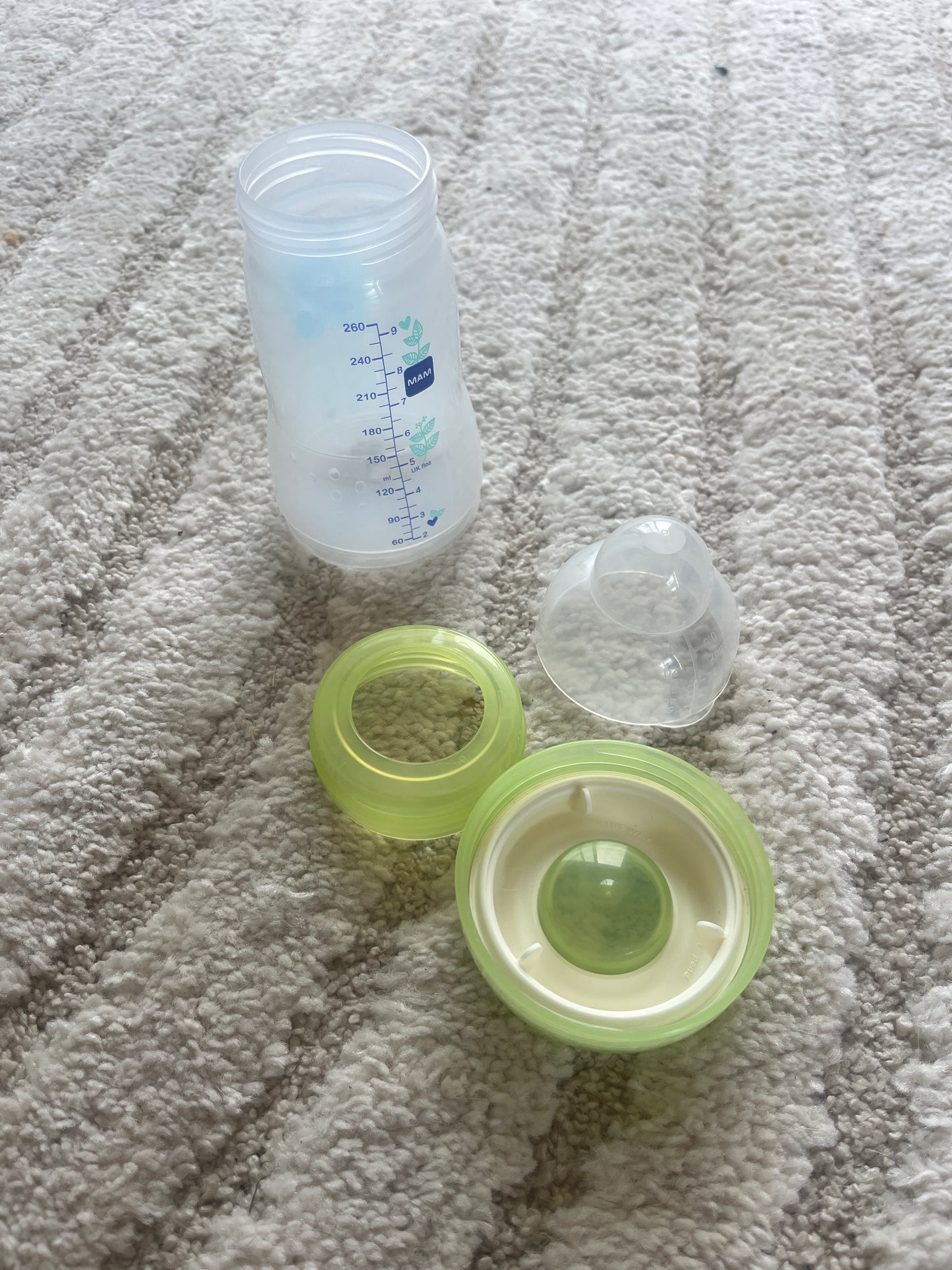 Biberon Mam Easy Start anti coliques vert 260mL