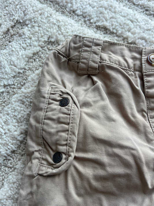 Jean beige type cargo avec poches - 9 mois