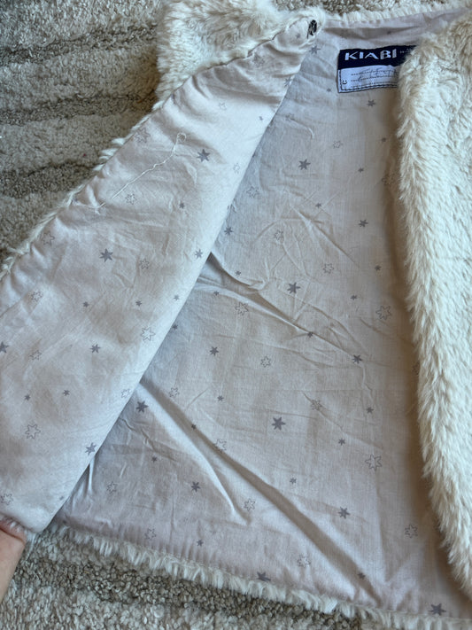 Gilet sans manches blanc - 4 ans