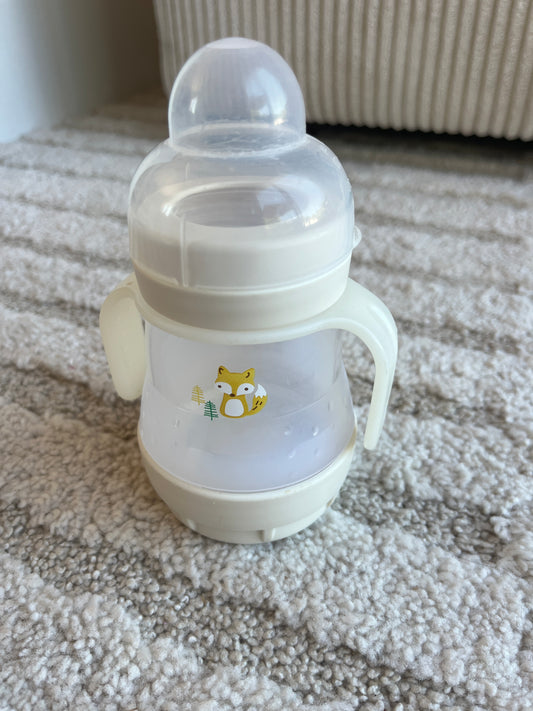 Biberon tasse de transition Mam beige 160mL