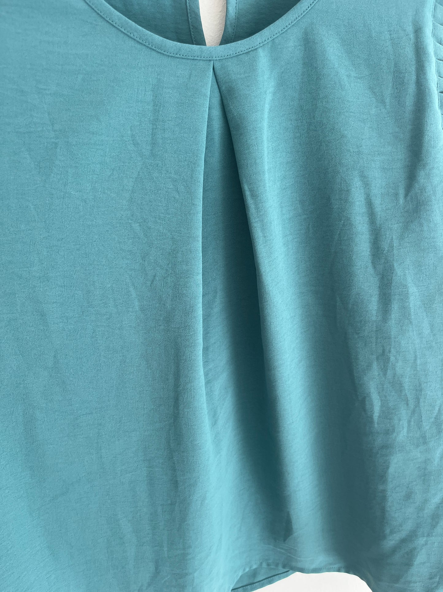 T-shirt à manches volantées bleu vert Molly Bracken - S
