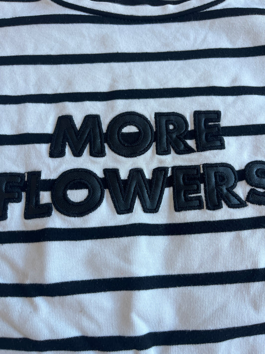 T-shirt marinière manches longues « more Flowers » Zara - 11/12 ans (152 cm)