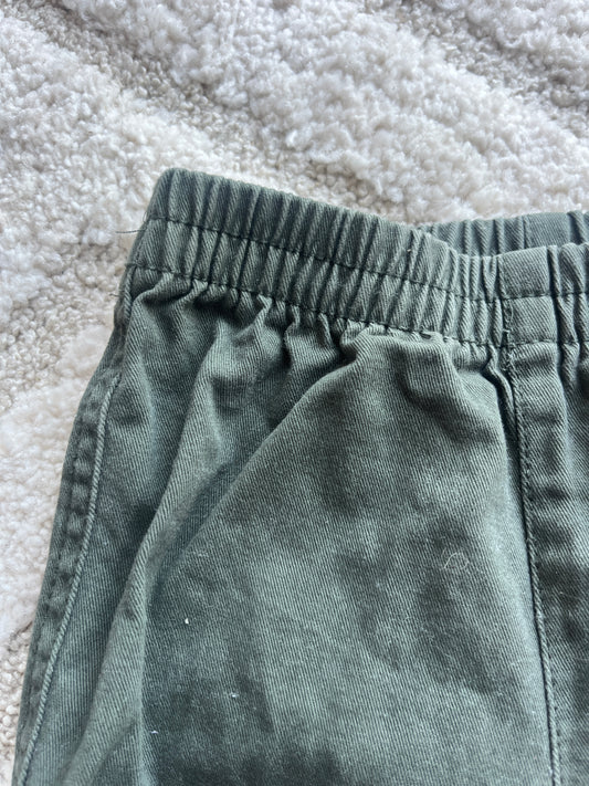 Pantalon effet lin kaki - 12 mois