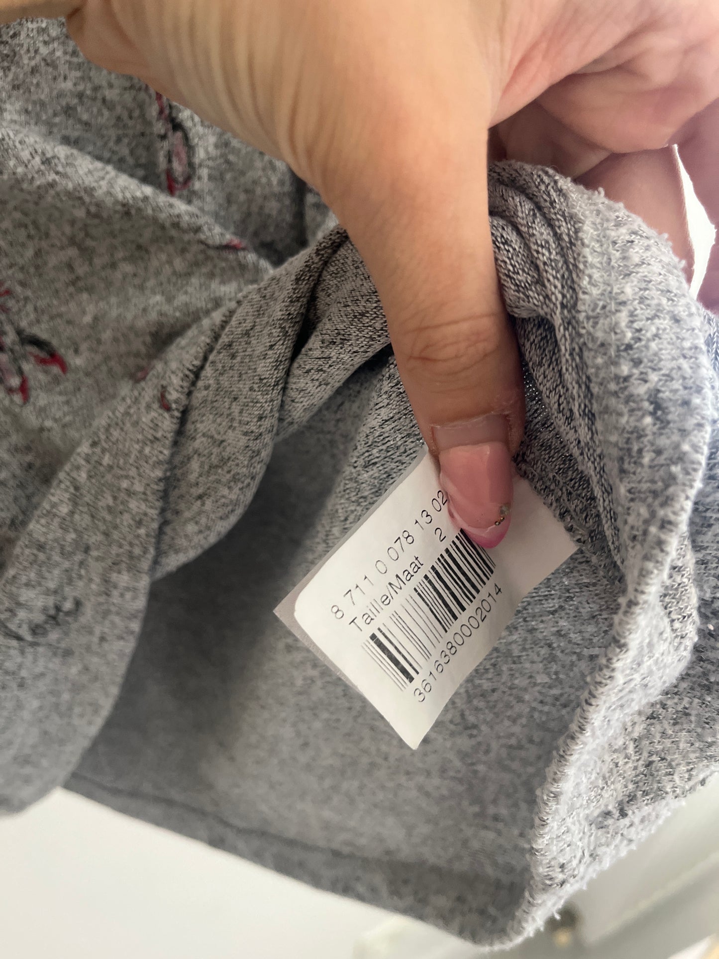 Pull fin à manches longues gris danseuses Armand Thiery - M