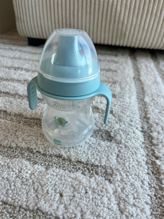 Tasse d’apprentissage Mam bleu 190mL