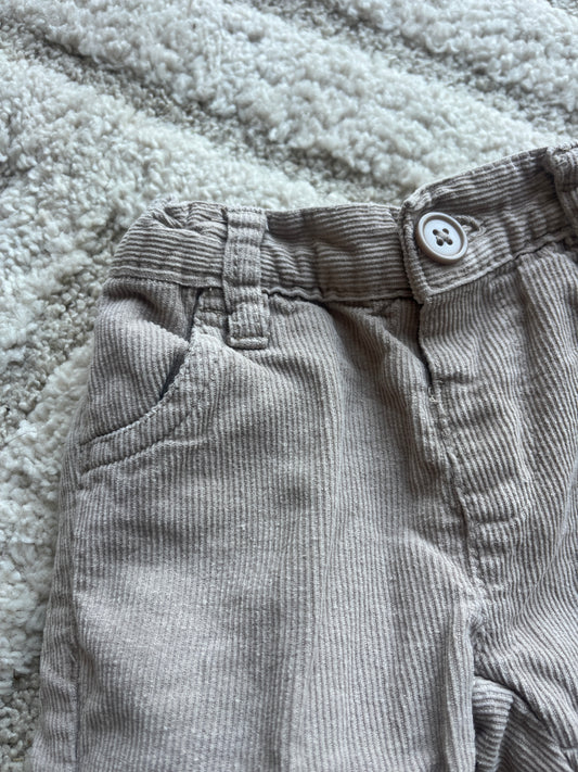Pantalon velours côtelé beige Aeropilote - 6 mois