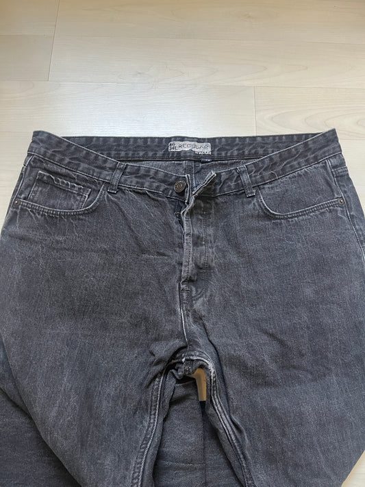 Jean homme noir Regular - 48