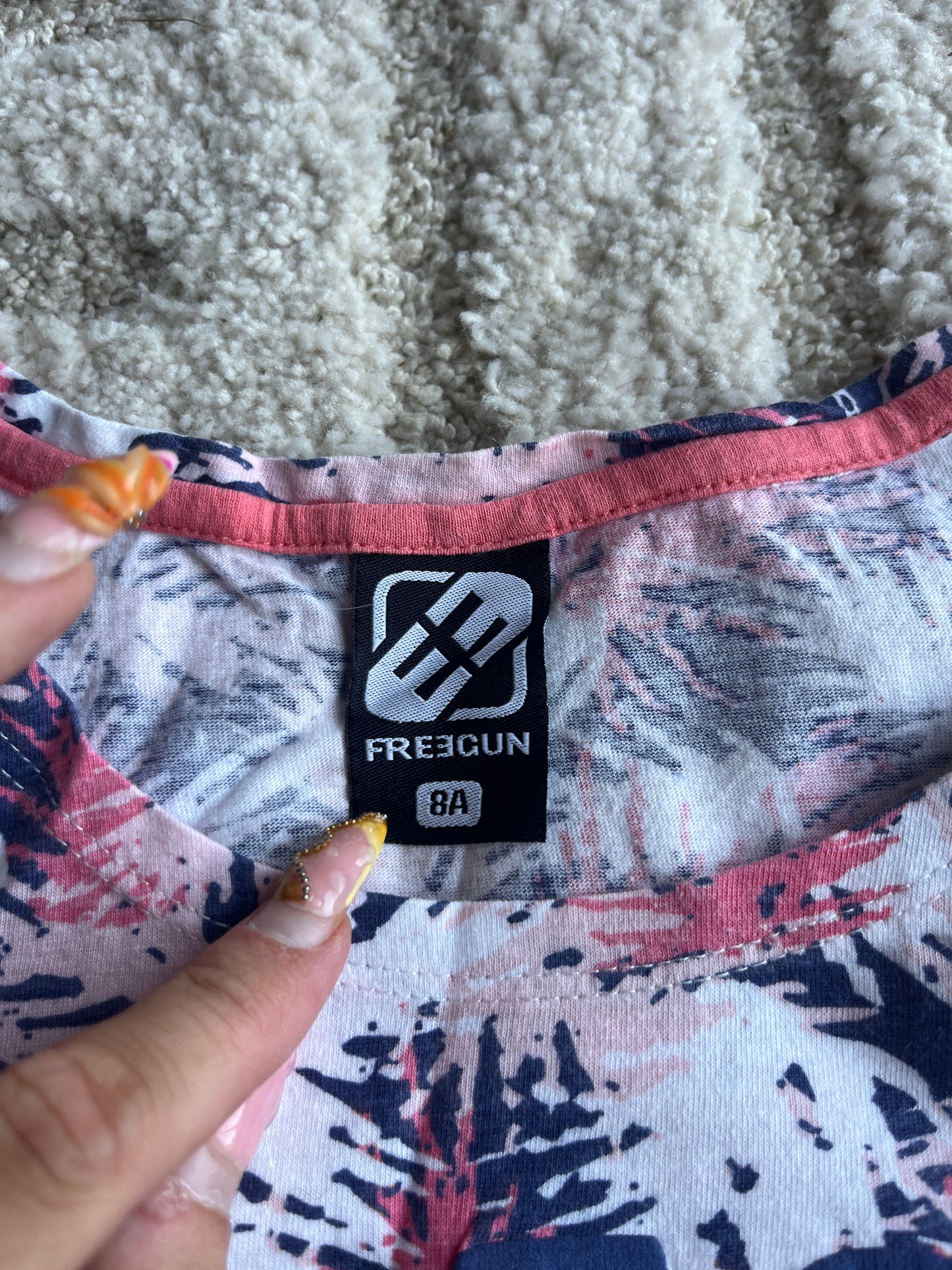 Débardeur motifs palmiers Freegun - 8 ans