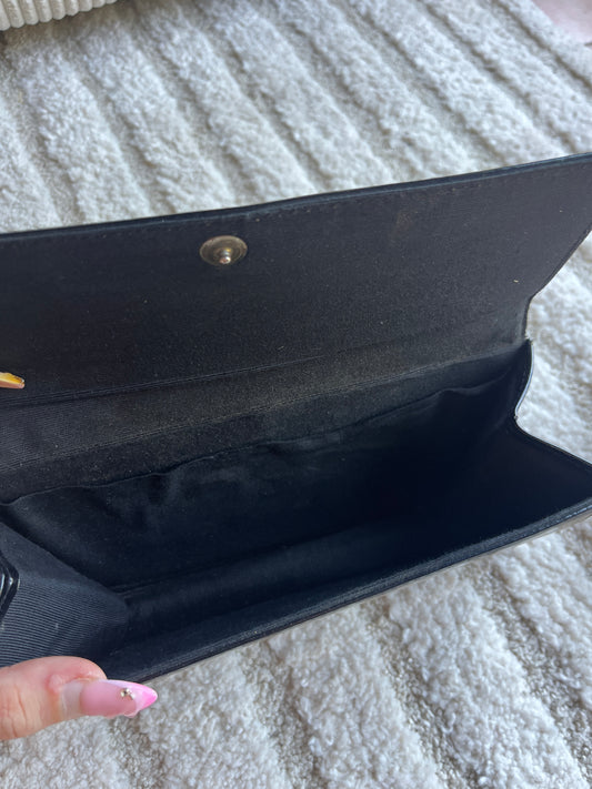 Pochette en vinyle noire