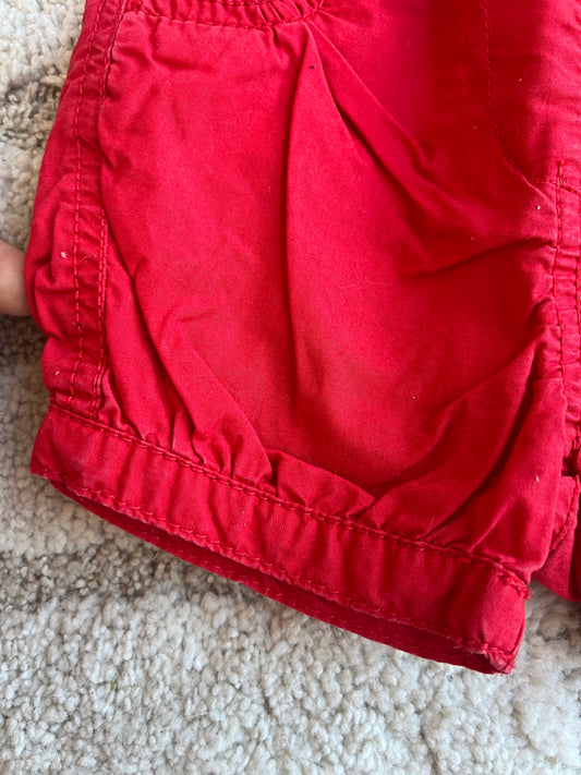 Short rouge Kitchoun - 6 mois