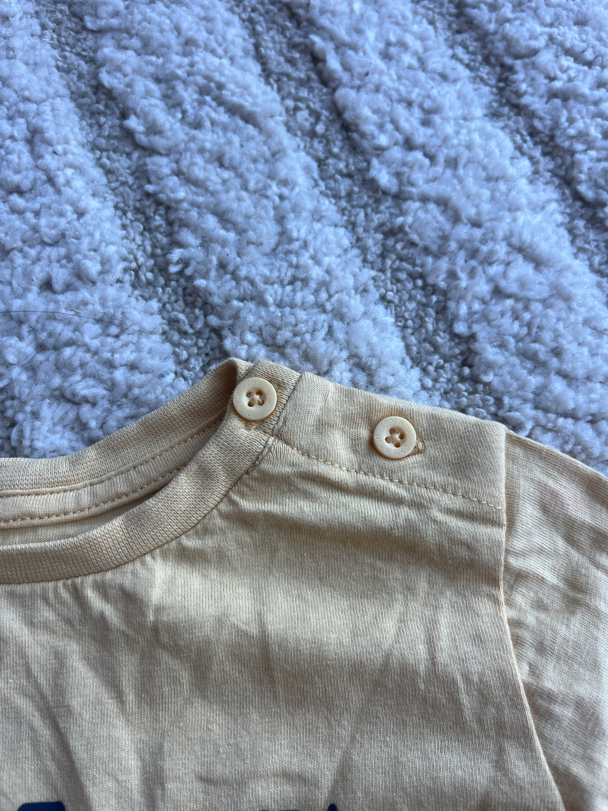 T-shirt à manches longues jaune « parfait de la tête aux pieds » - 6 mois