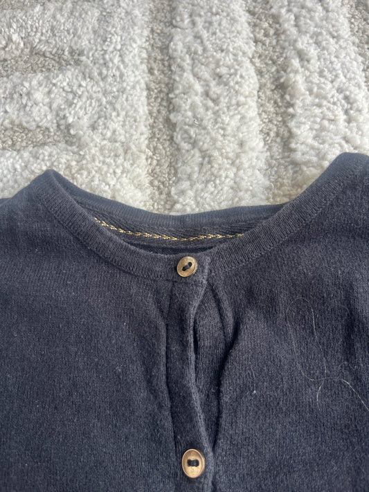 Gilet Ă manches longues noir - 6 ans