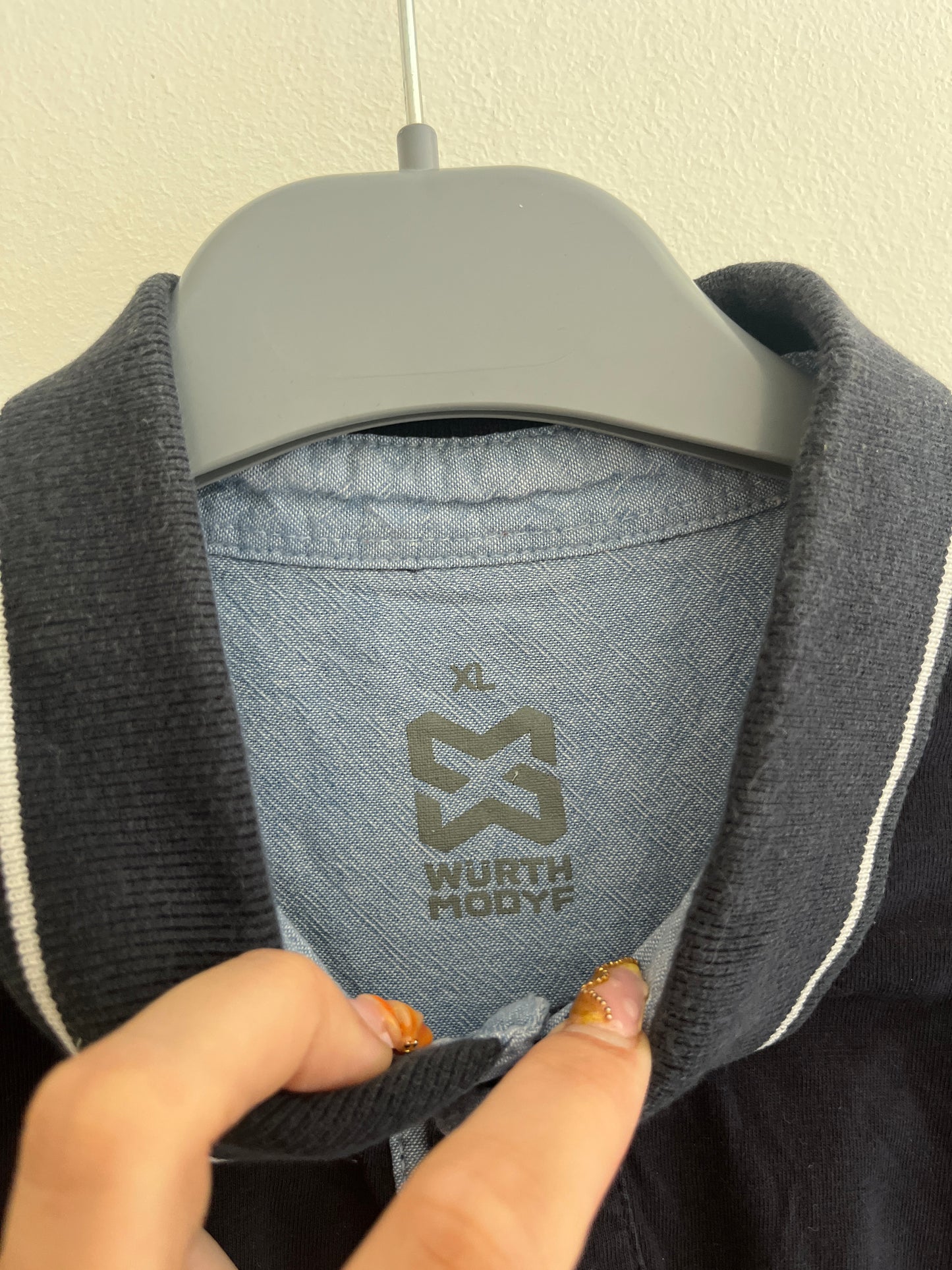Polo à manches courtes bleu marine Wurth Modyf - XL
