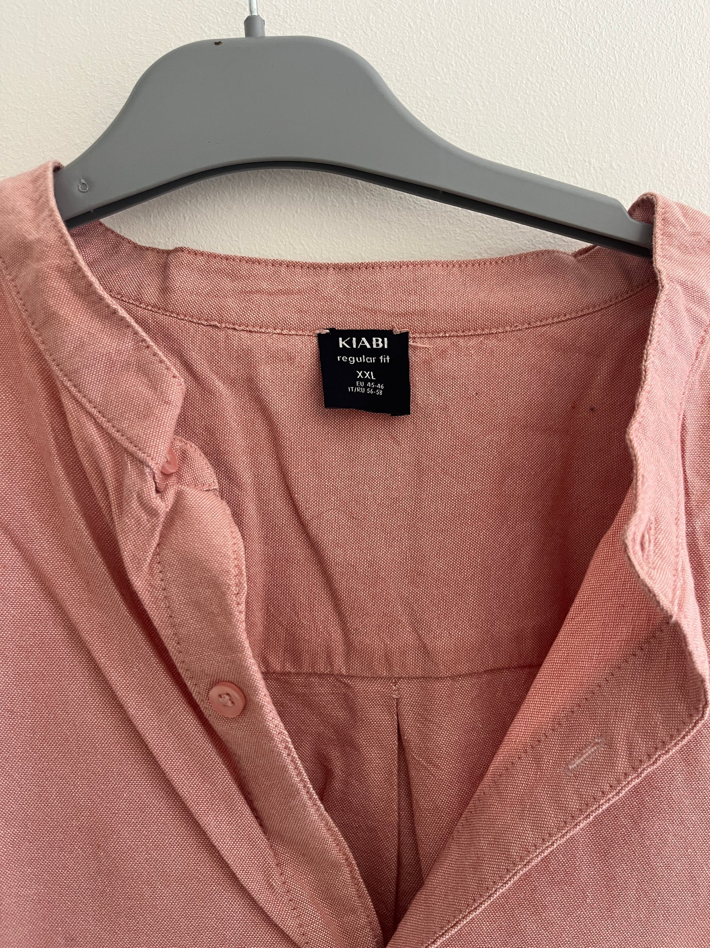 Chemise légère à manches longues rose - XXL