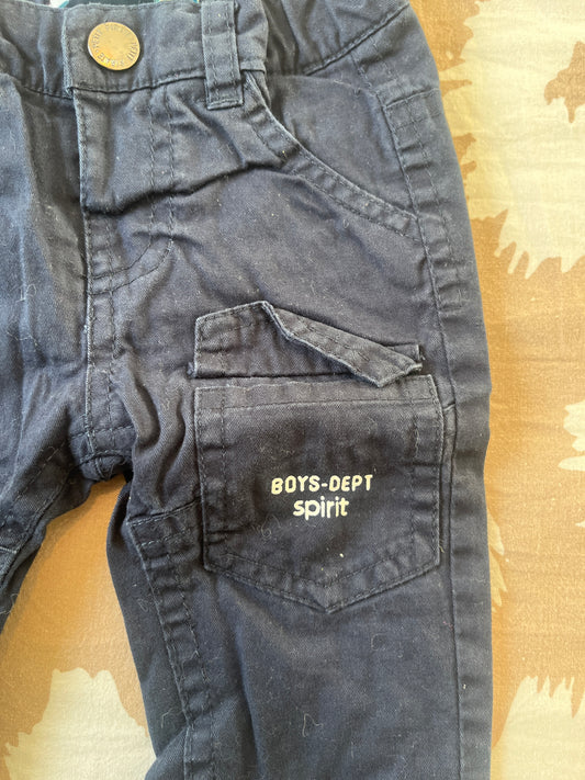 Jean bleu marine « boys-dept Spirit » - 3 mois