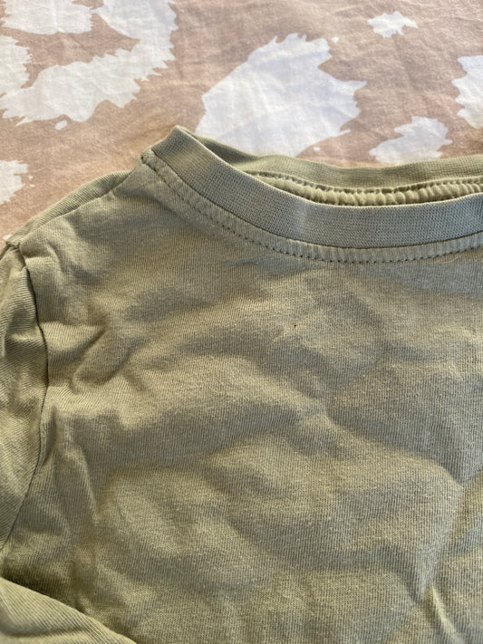 T-shirt à manches longues kaki Primark - 2/3 ans (98cm)
