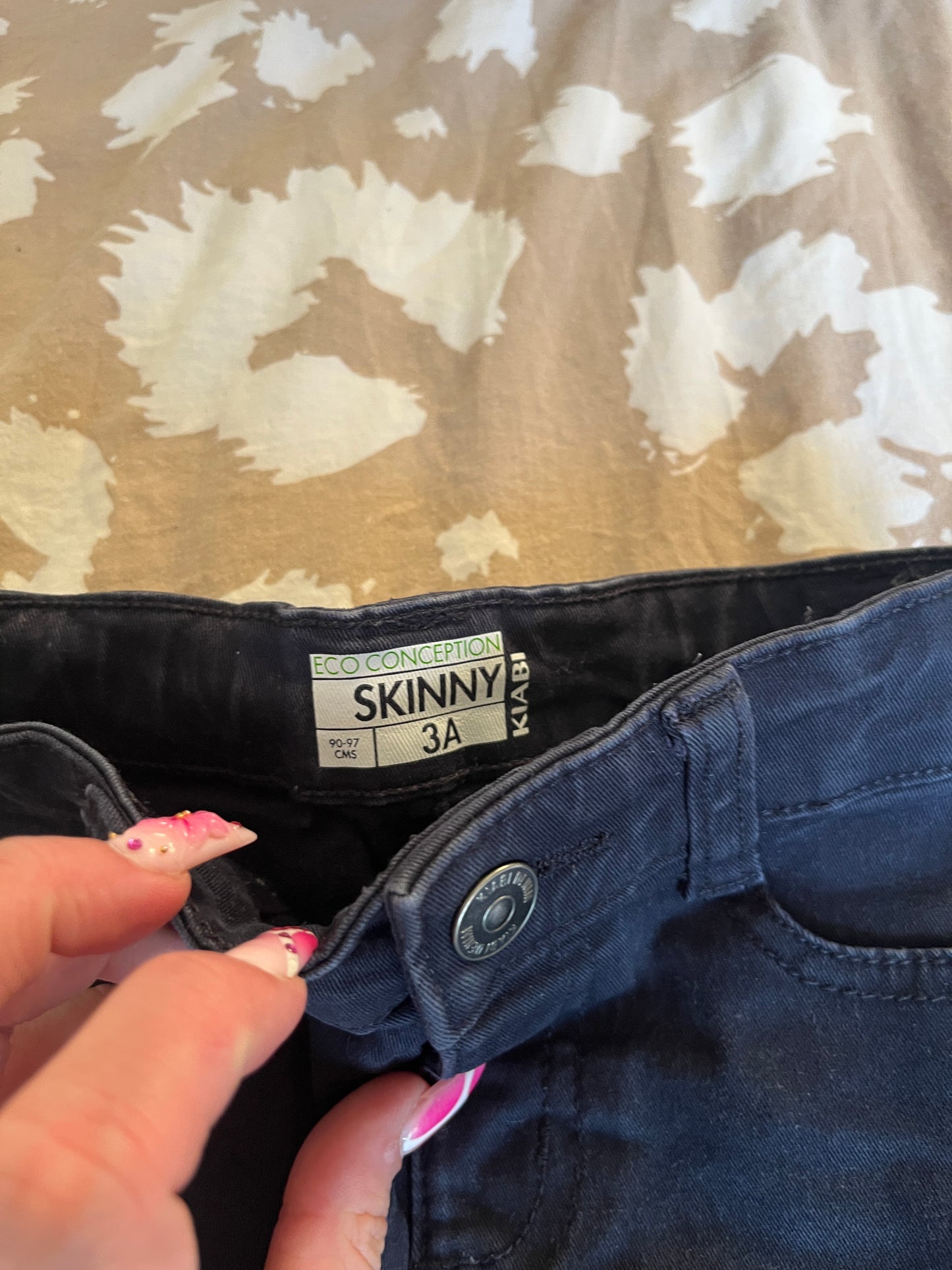 Jean bleu marine skinny Kiabi - 3 ans