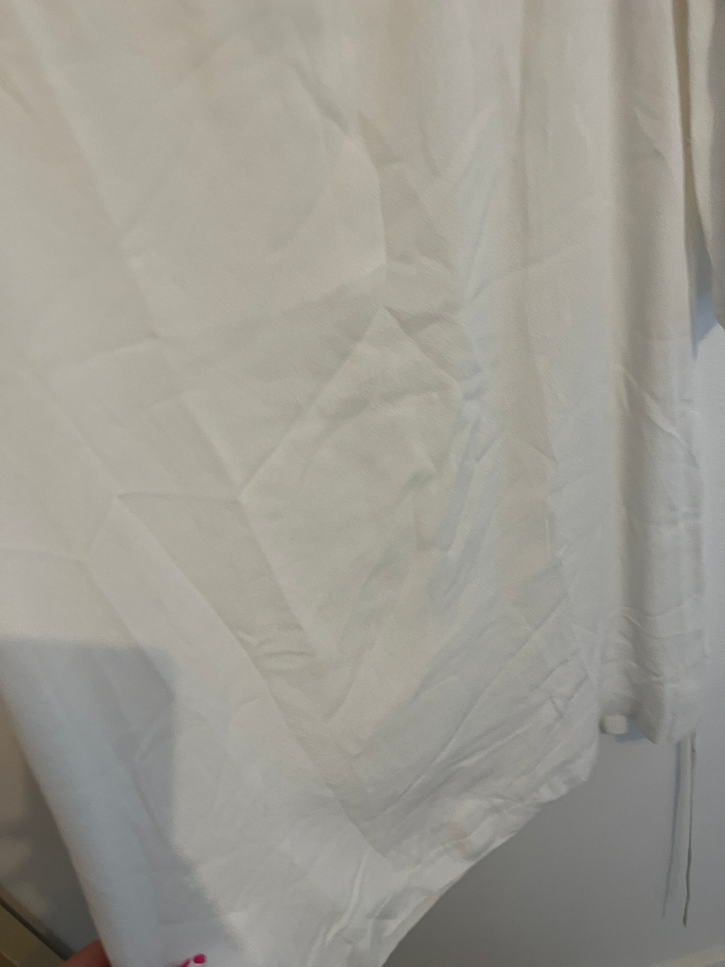 Robe « kimono » manches 3/4 avec ouvertures blanc Morgan - S
