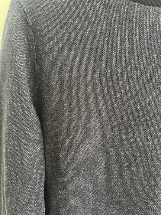Pull à manches longues bleu avec poche Bonobo - M