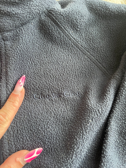 Veste polaire demi-zip bleu marine Cinq sur Cinq - 6 ans
