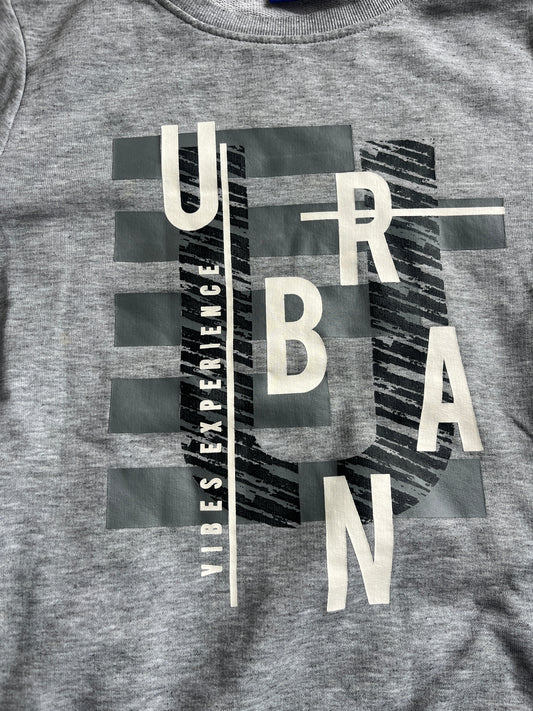 Sweat à manches longues gris « urban » Pepperts - 10 ans