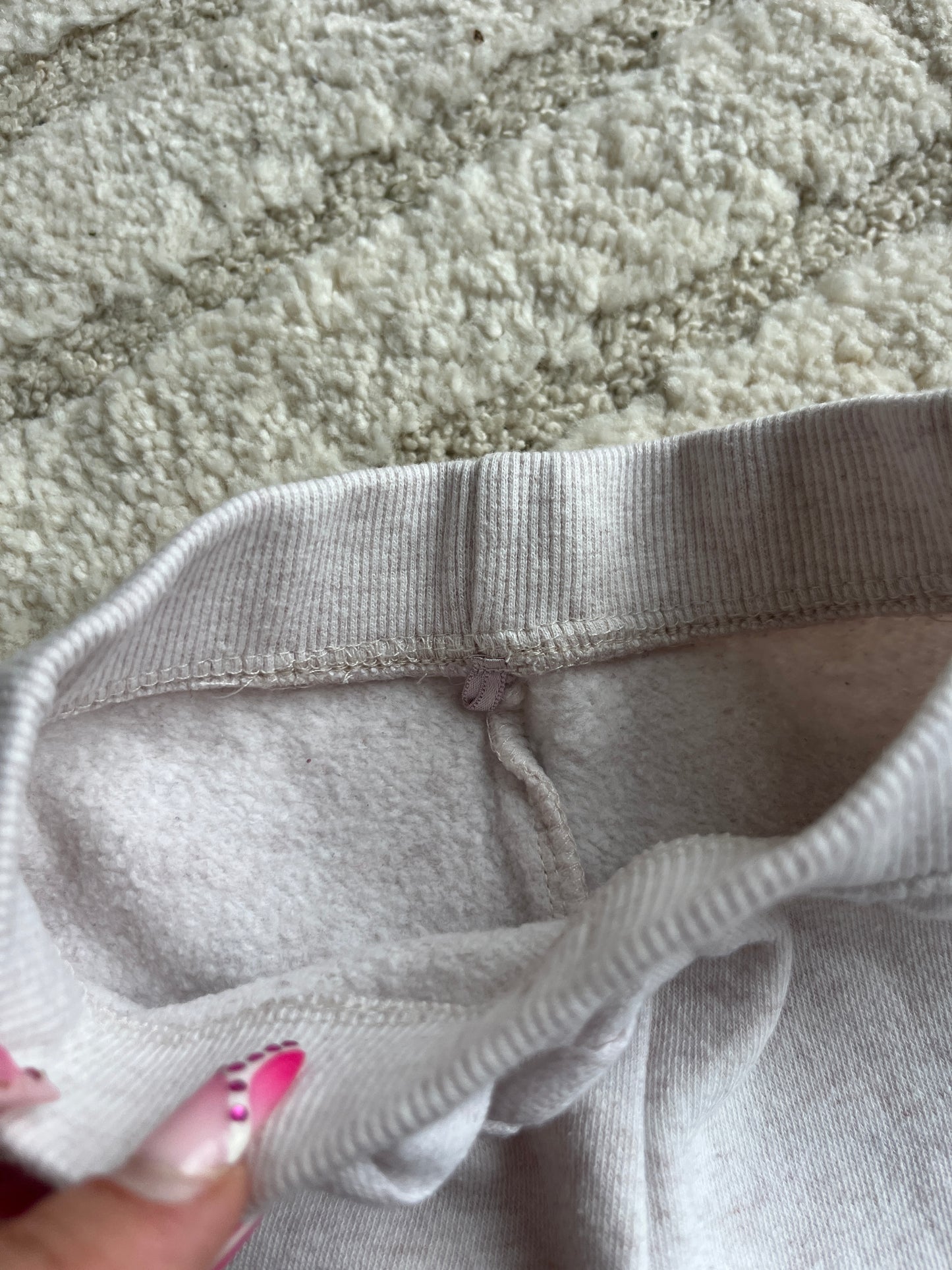 Jogging beige chiné molletonné à l’intérieur - 3 mois