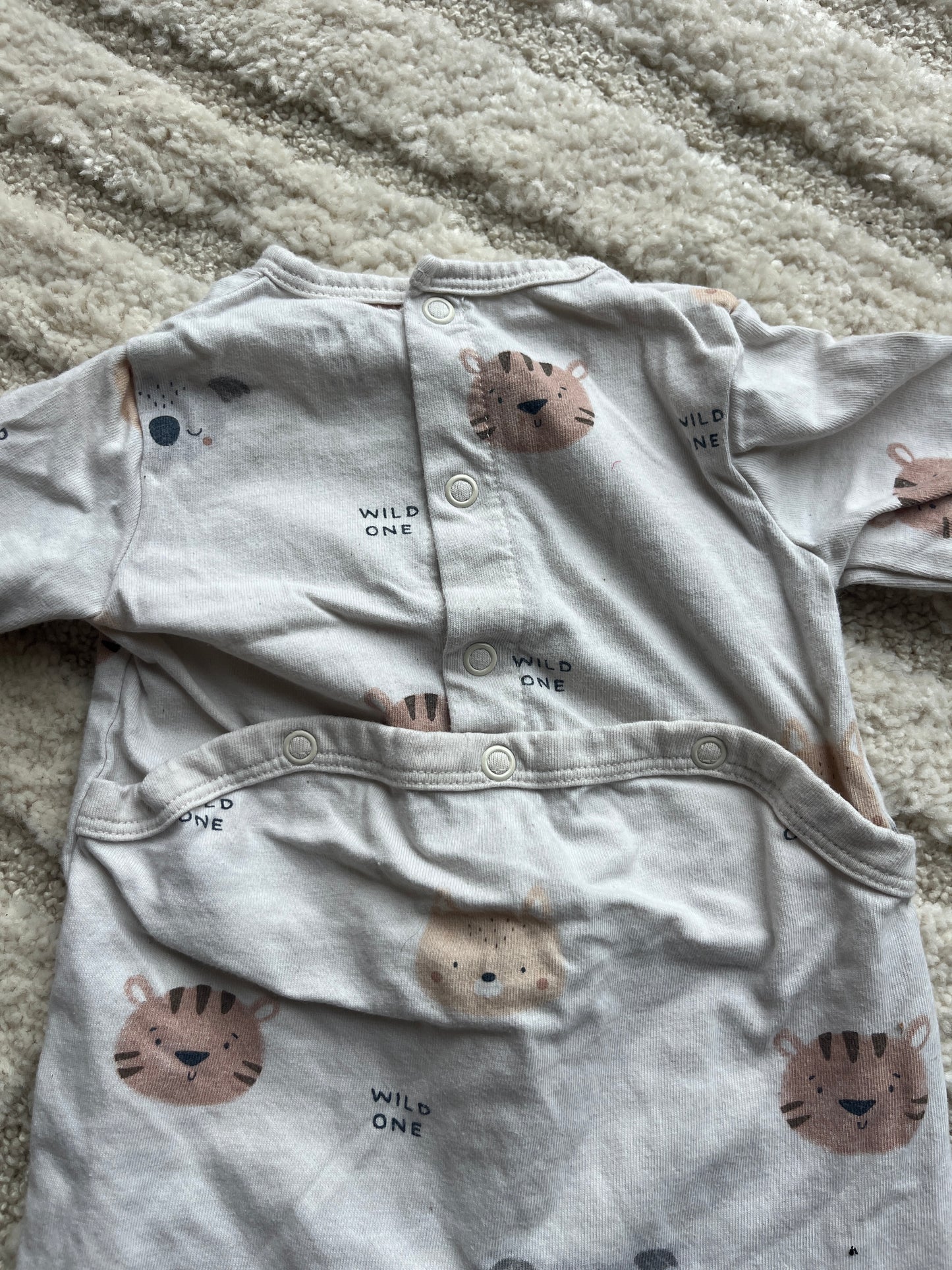Pyjama léger avec motifs têtes d’animaux Kiabi - 6 mois