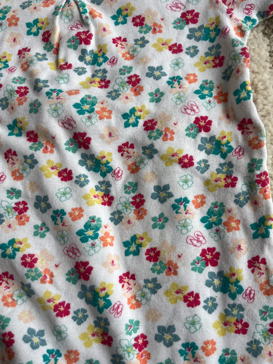 Pyjama léger fleuri Petit Bateau - 3 mois