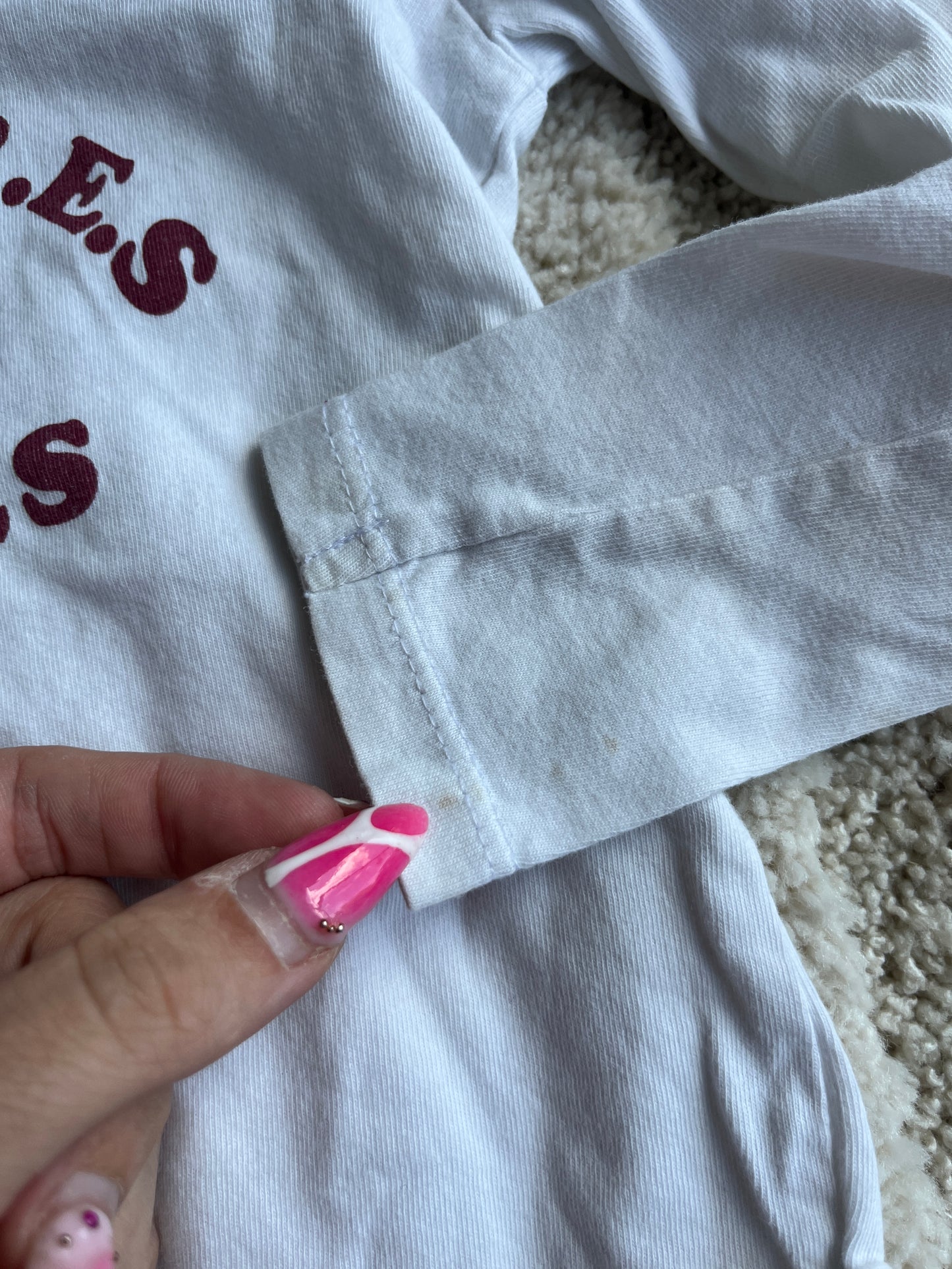 T-shirt à manches longues blanc « meilleures amies pour la vie » - 36 mois