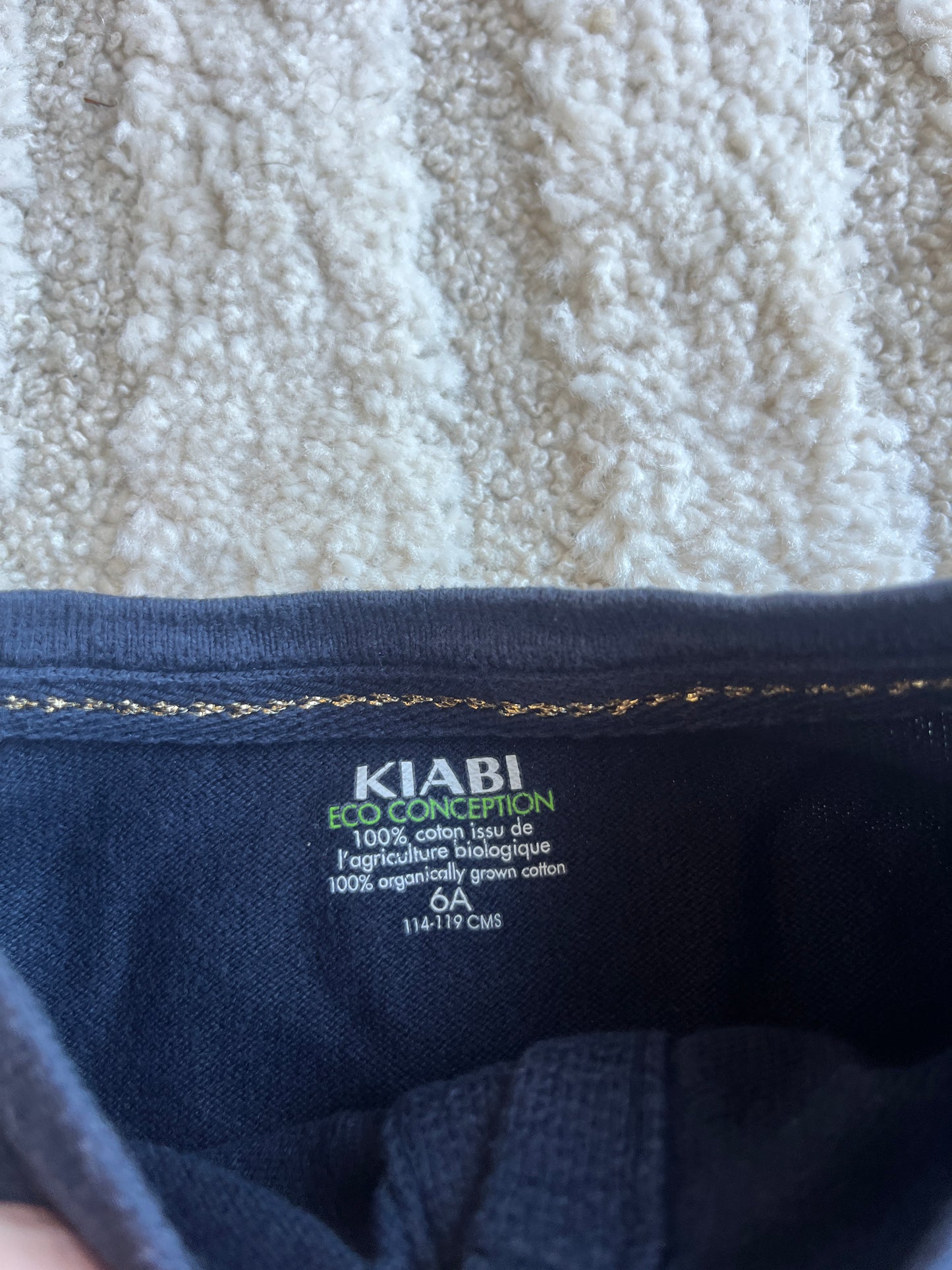 Cardigan à manches longues bleu marine - 6 ans