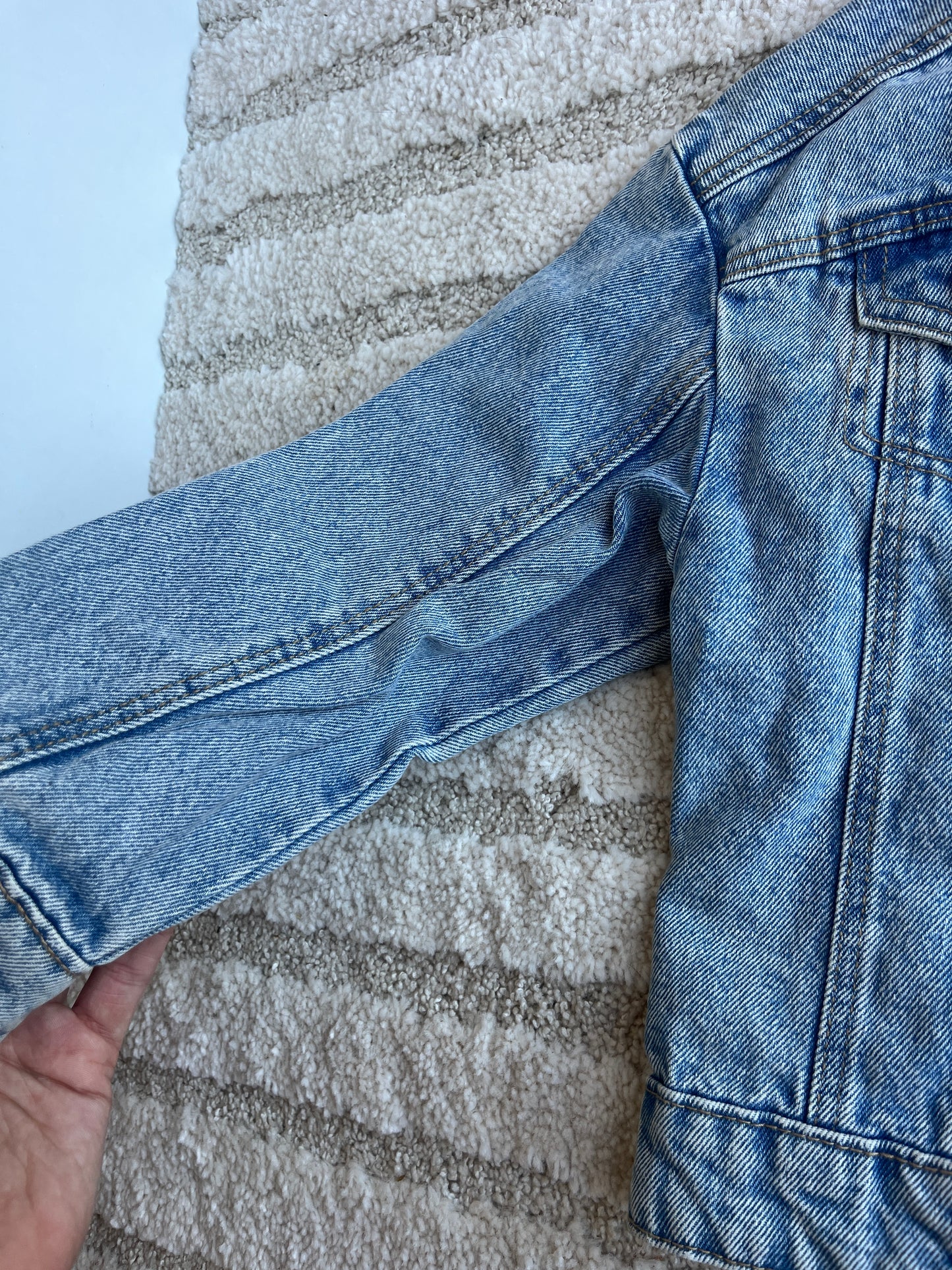 Veste en jean bleu clair Kiabi - 6 ans