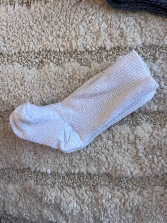Lot 5 paires de chaussettes anti dérapantes côtelées - 0/3 mois