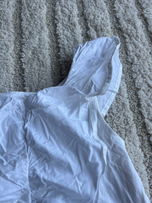 Top sans manches blanc à volants Gemo - 8 ans