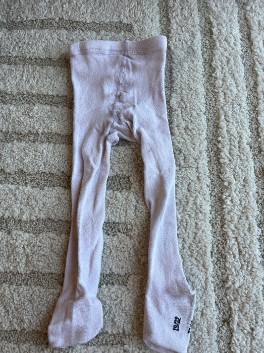 Paire collants rose pale - pointure 19/22