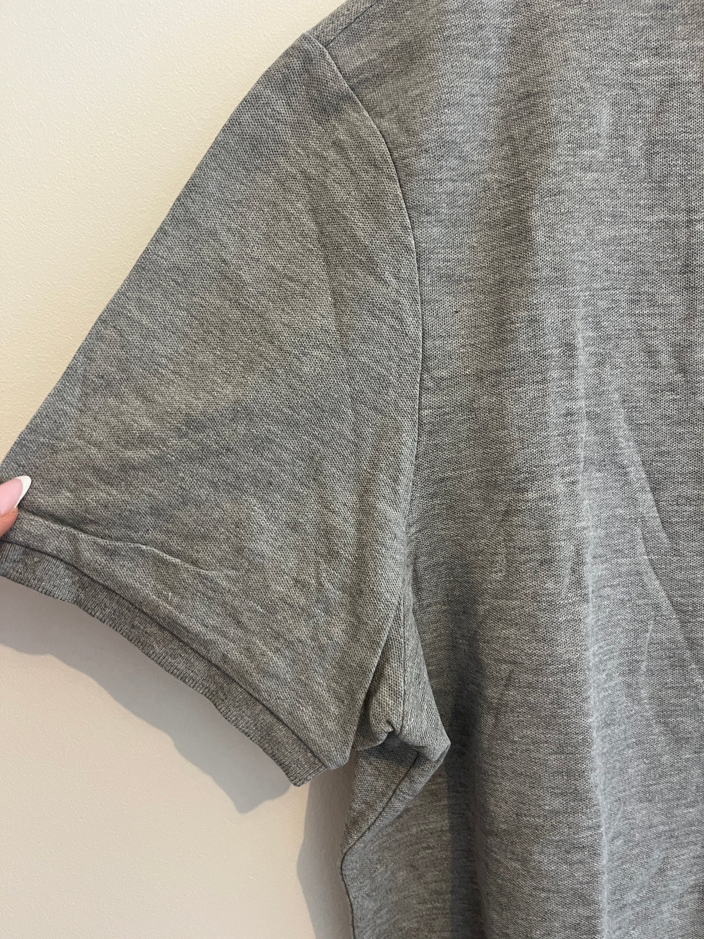 Polo homme en jersey gris - 2XL