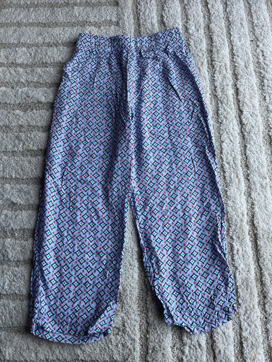 Pantalon fluide à motifs violet - 8 ans