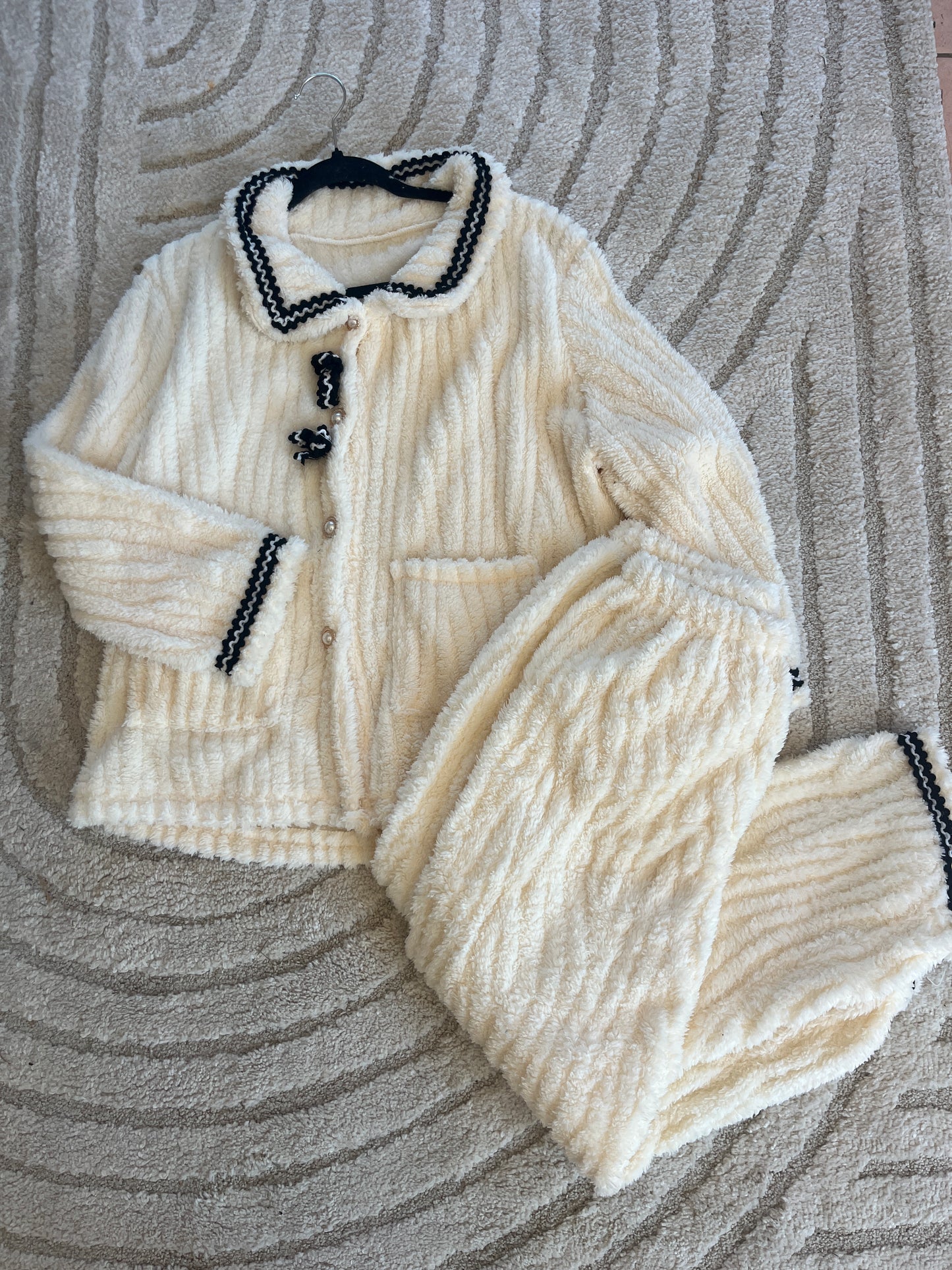 Ensemble pyjama pilou-pilou chic femme - M