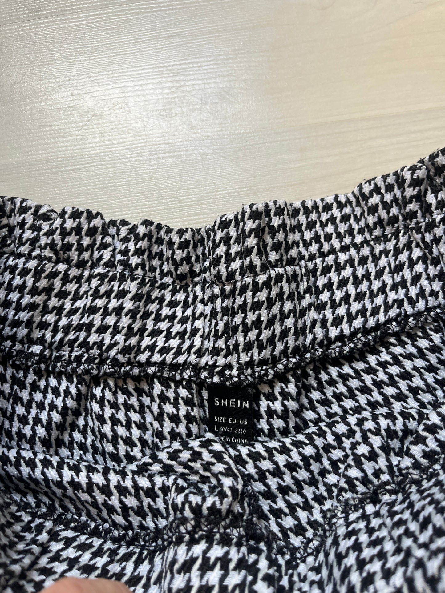 Short motif pied-de-poule - L (40/42)