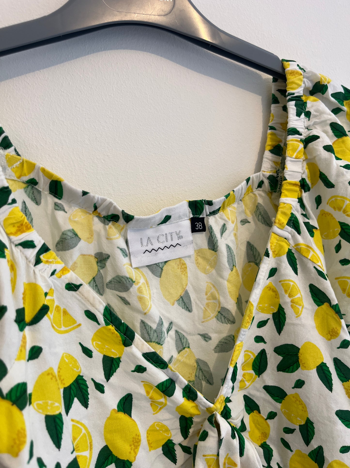 Top manches bouffantes citrons La City - 38