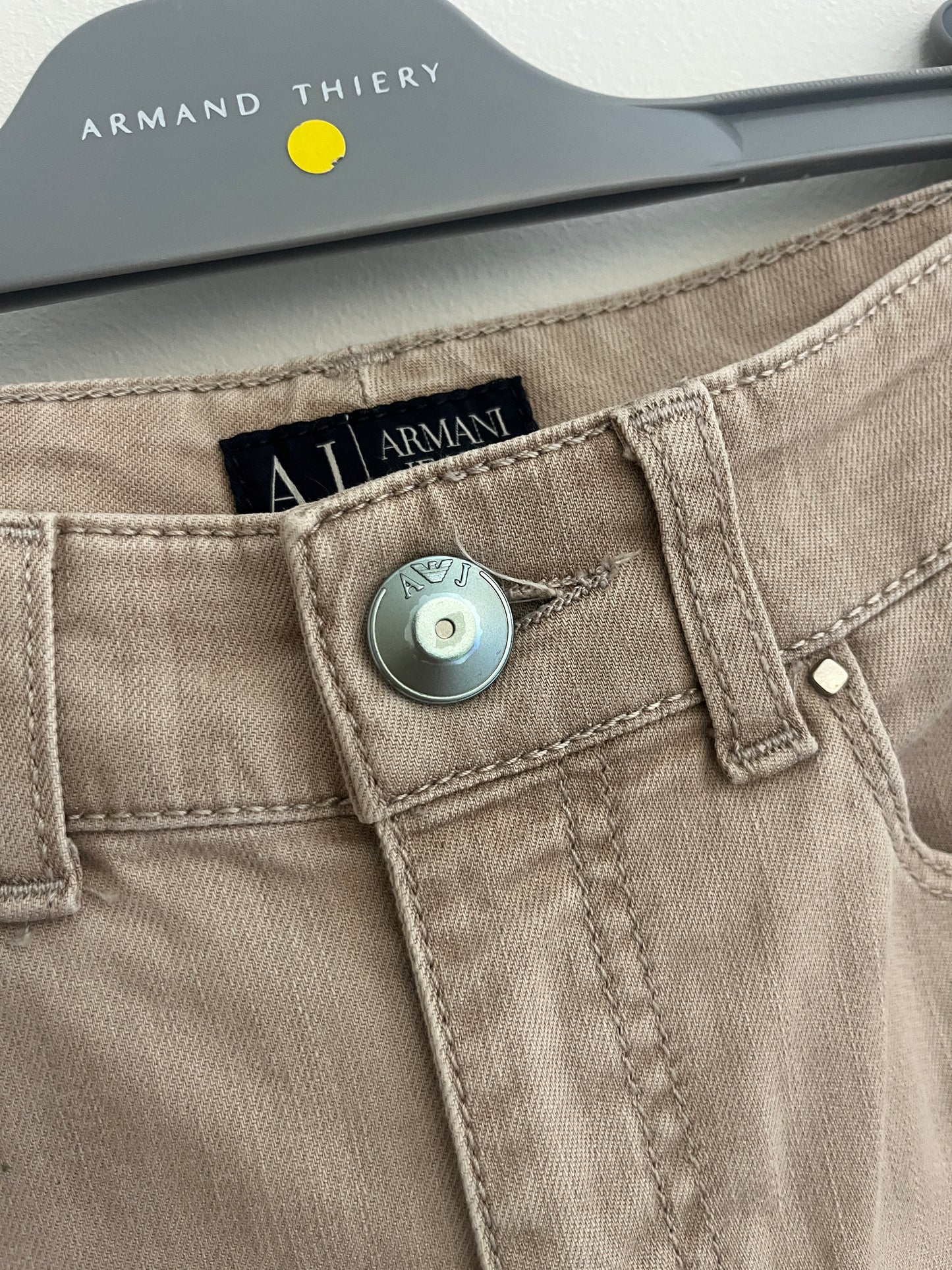 Jean slim beige Armani Jeans - S