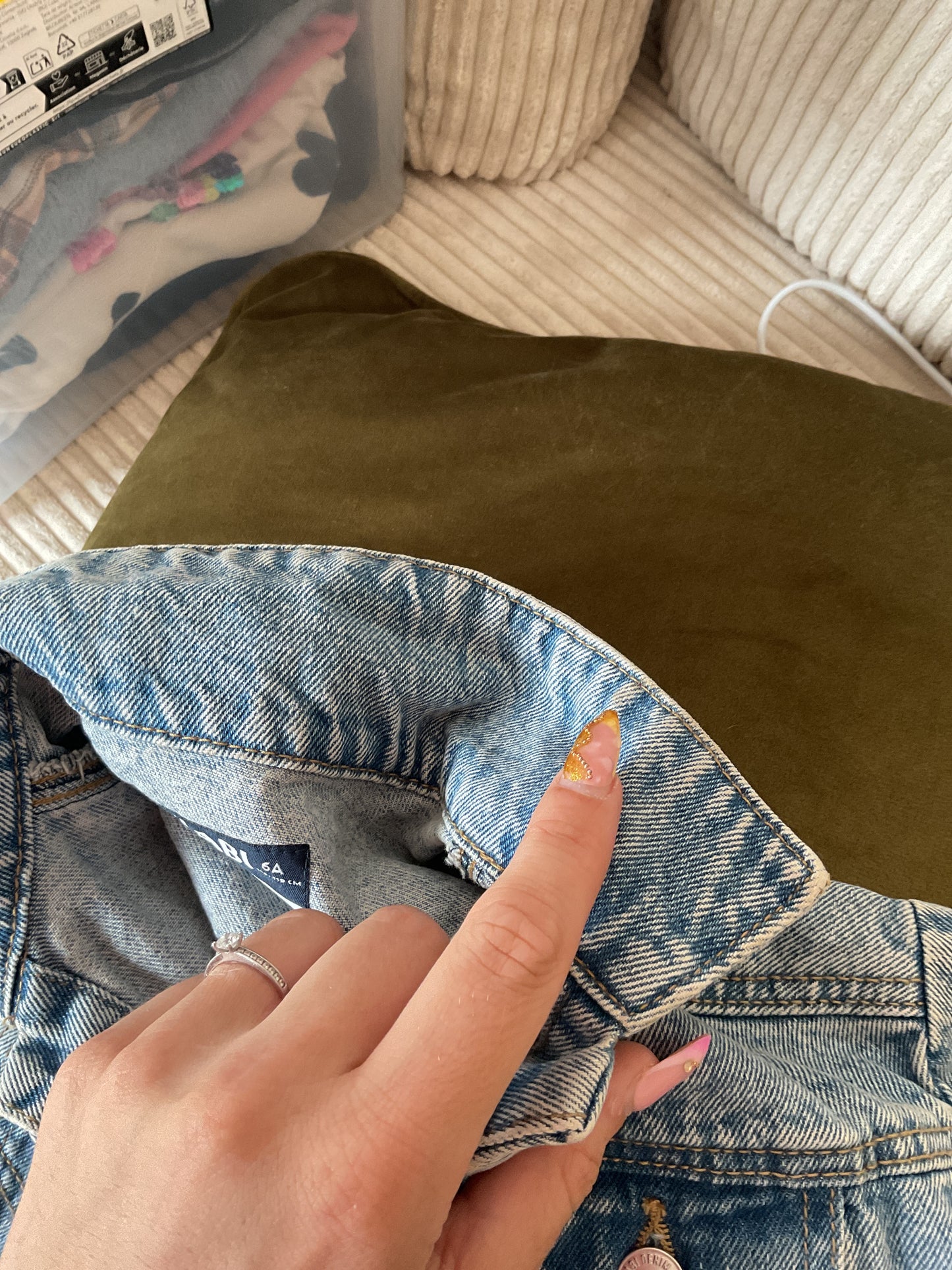 Veste en jean bleu clair Kiabi - 6 ans