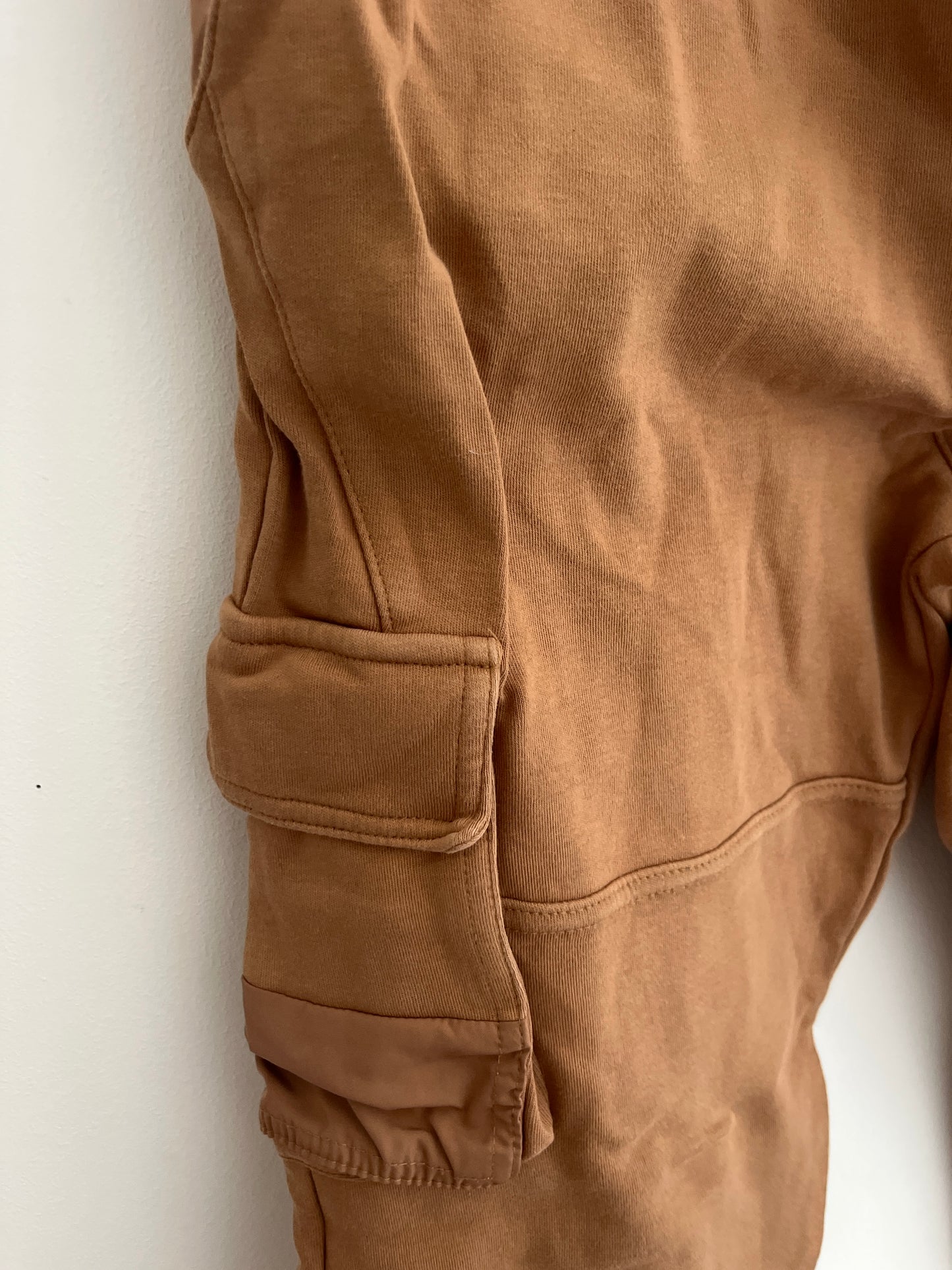 Jogging type cargo camel à poches - 16 ans