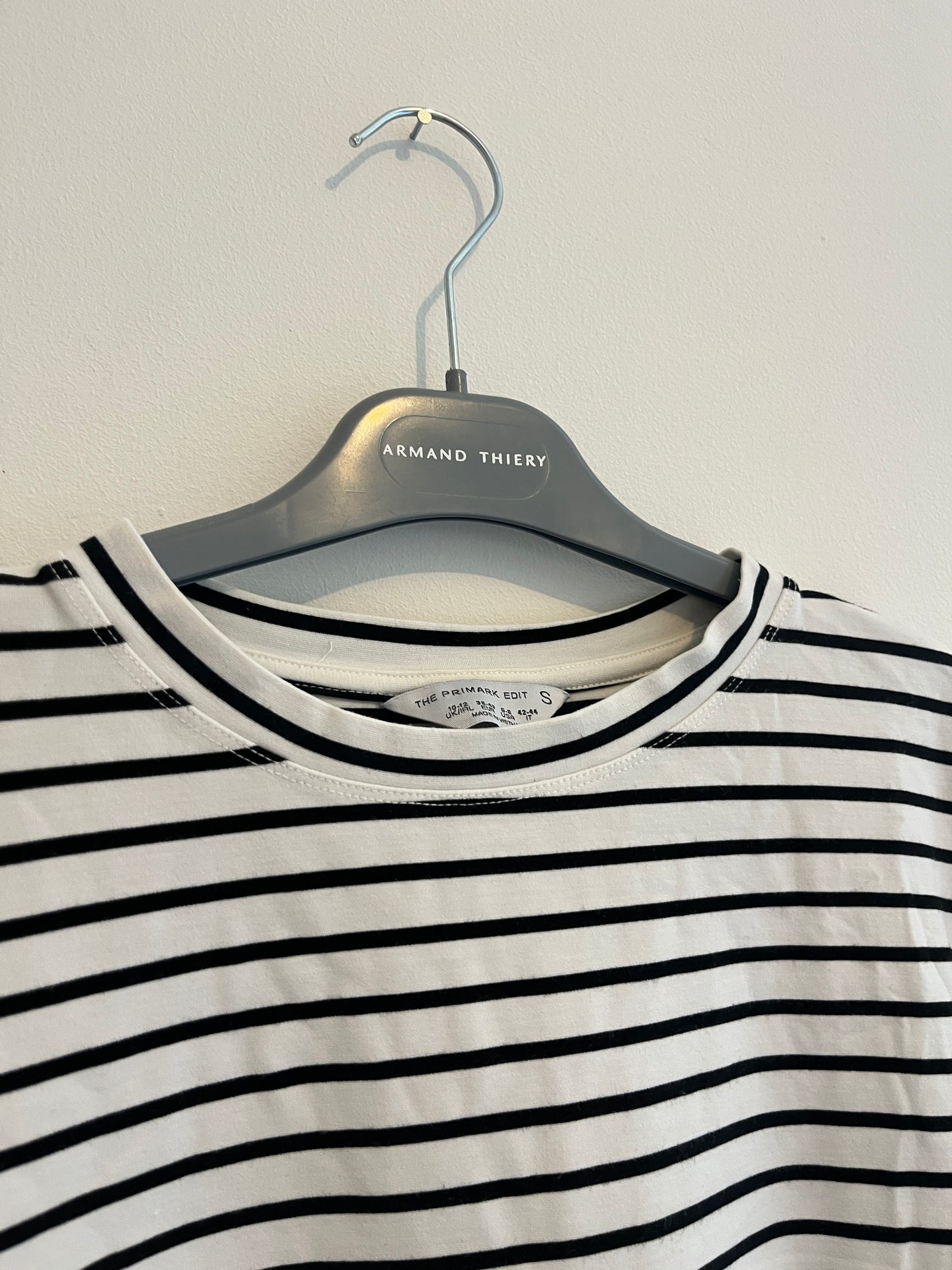 T-shirt à manches courtes marinière oversize - S