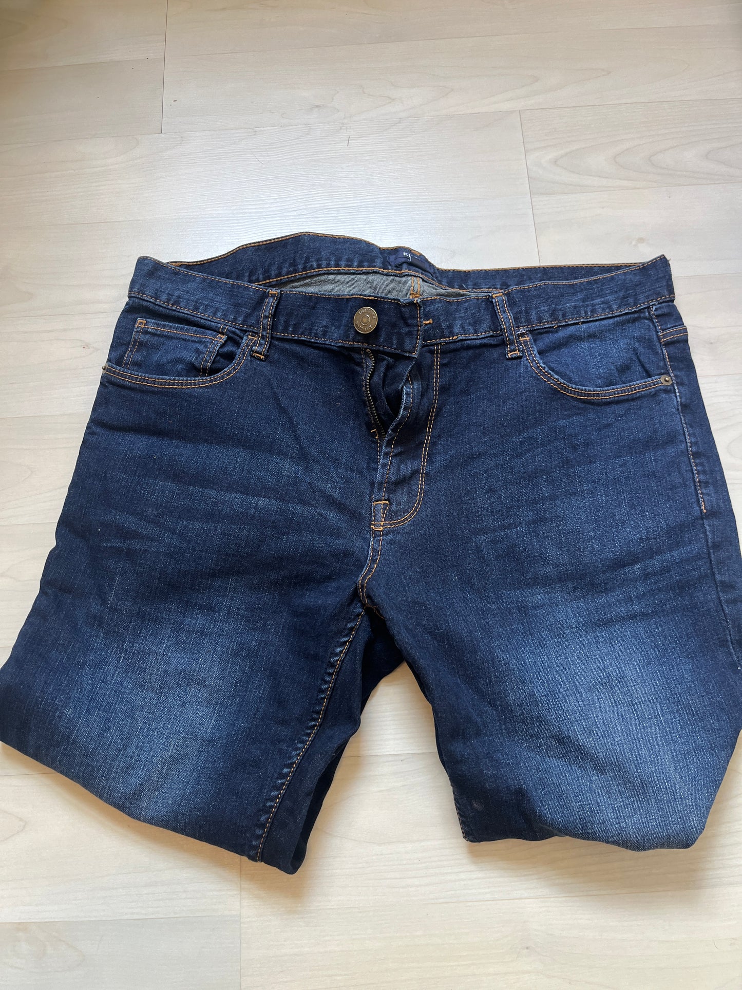 Jean homme bleu brut Slim Fit - 46