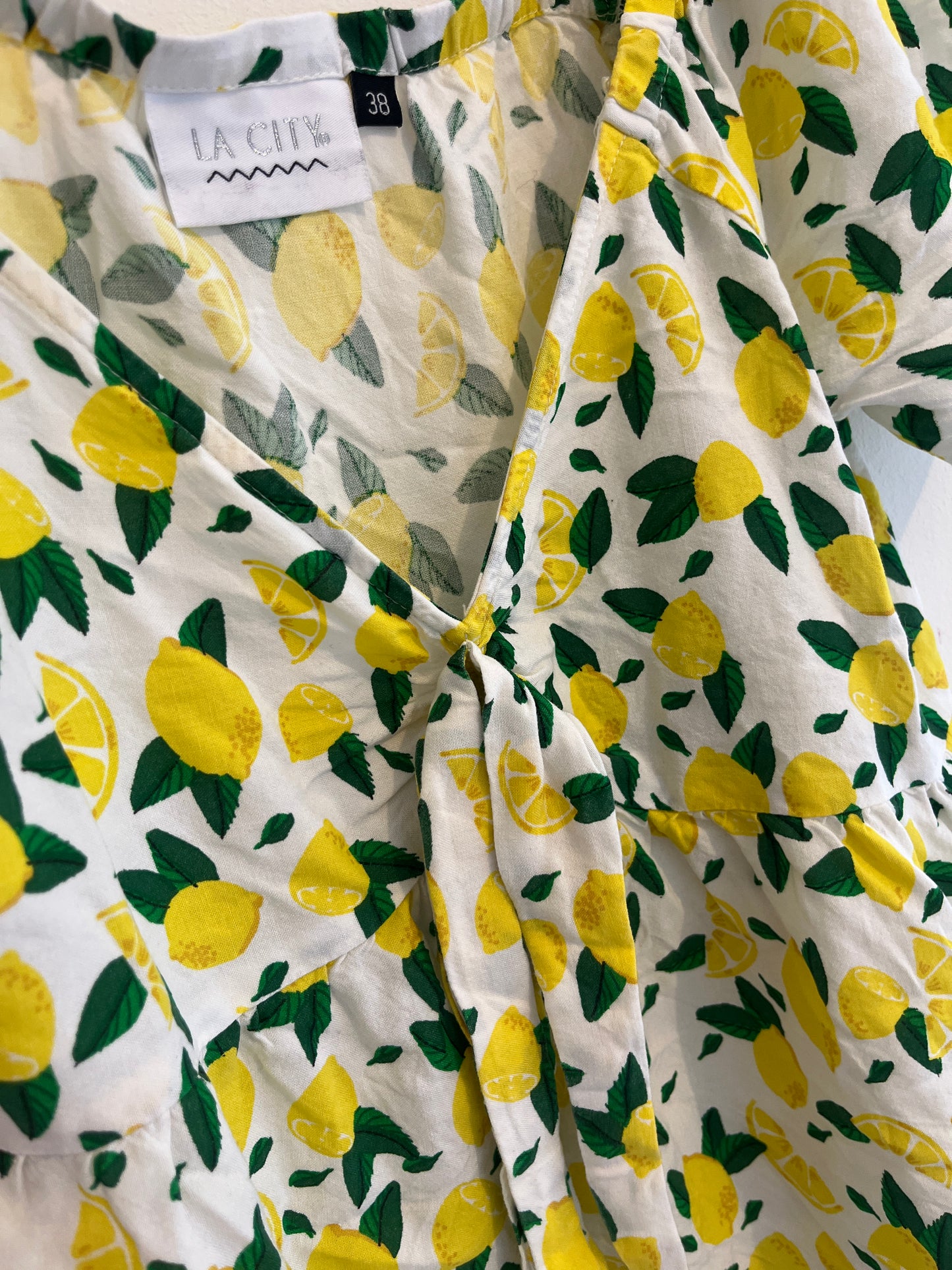 Top manches bouffantes citrons La City - 38