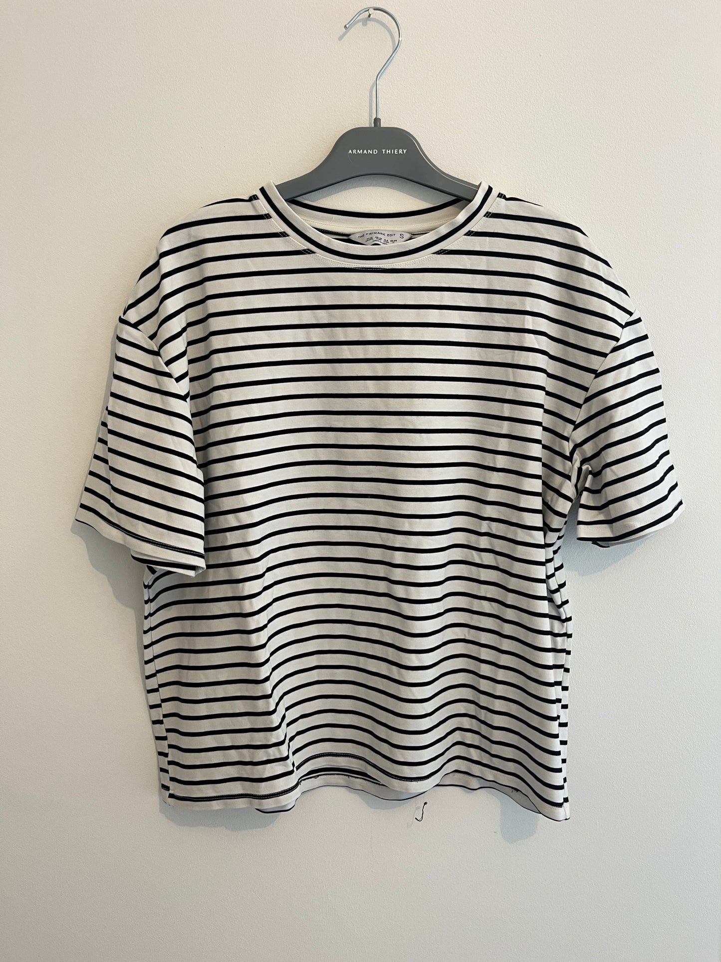 T-shirt à manches courtes marinière oversize - S