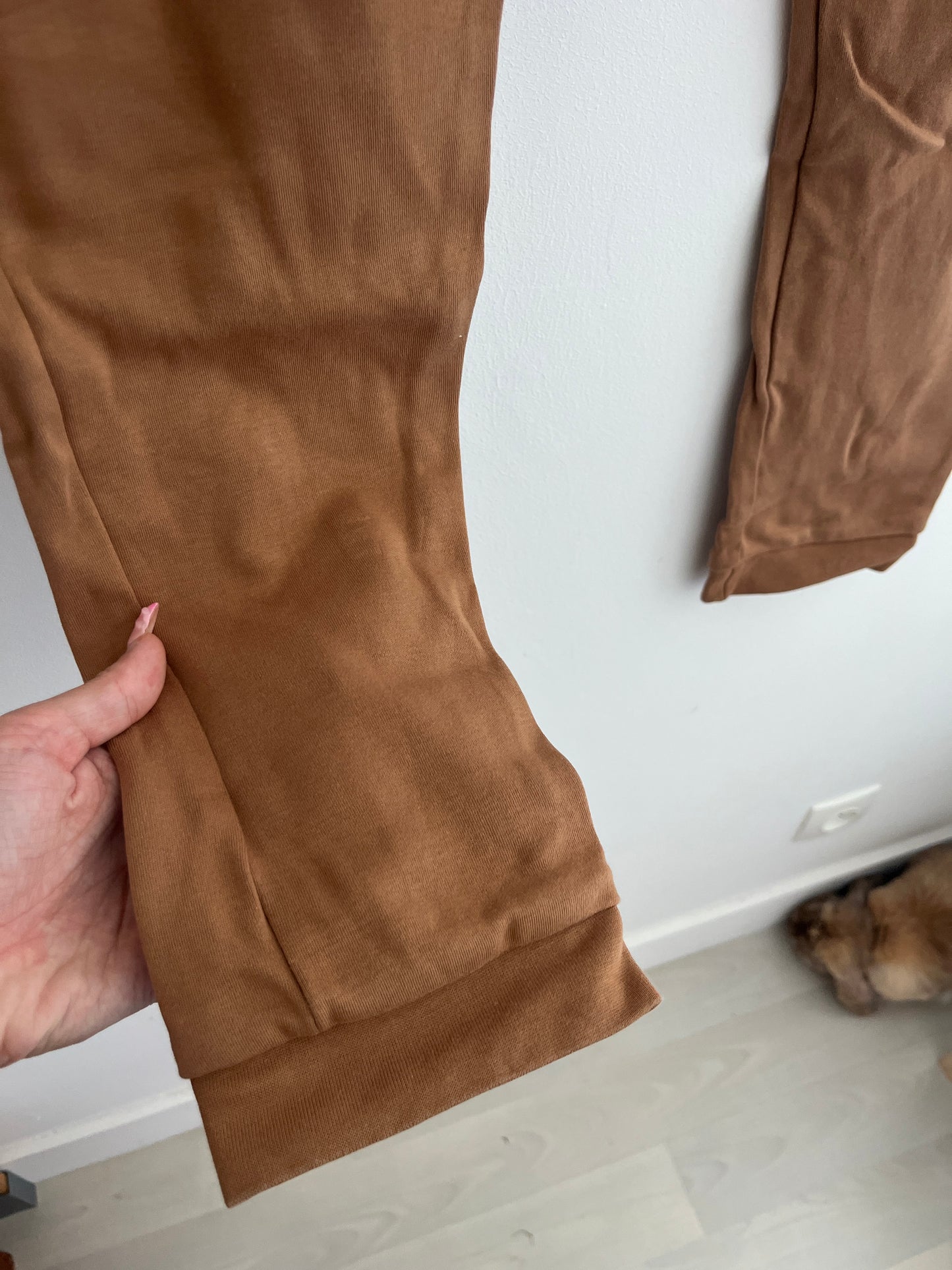 Jogging type cargo camel à poches - 16 ans