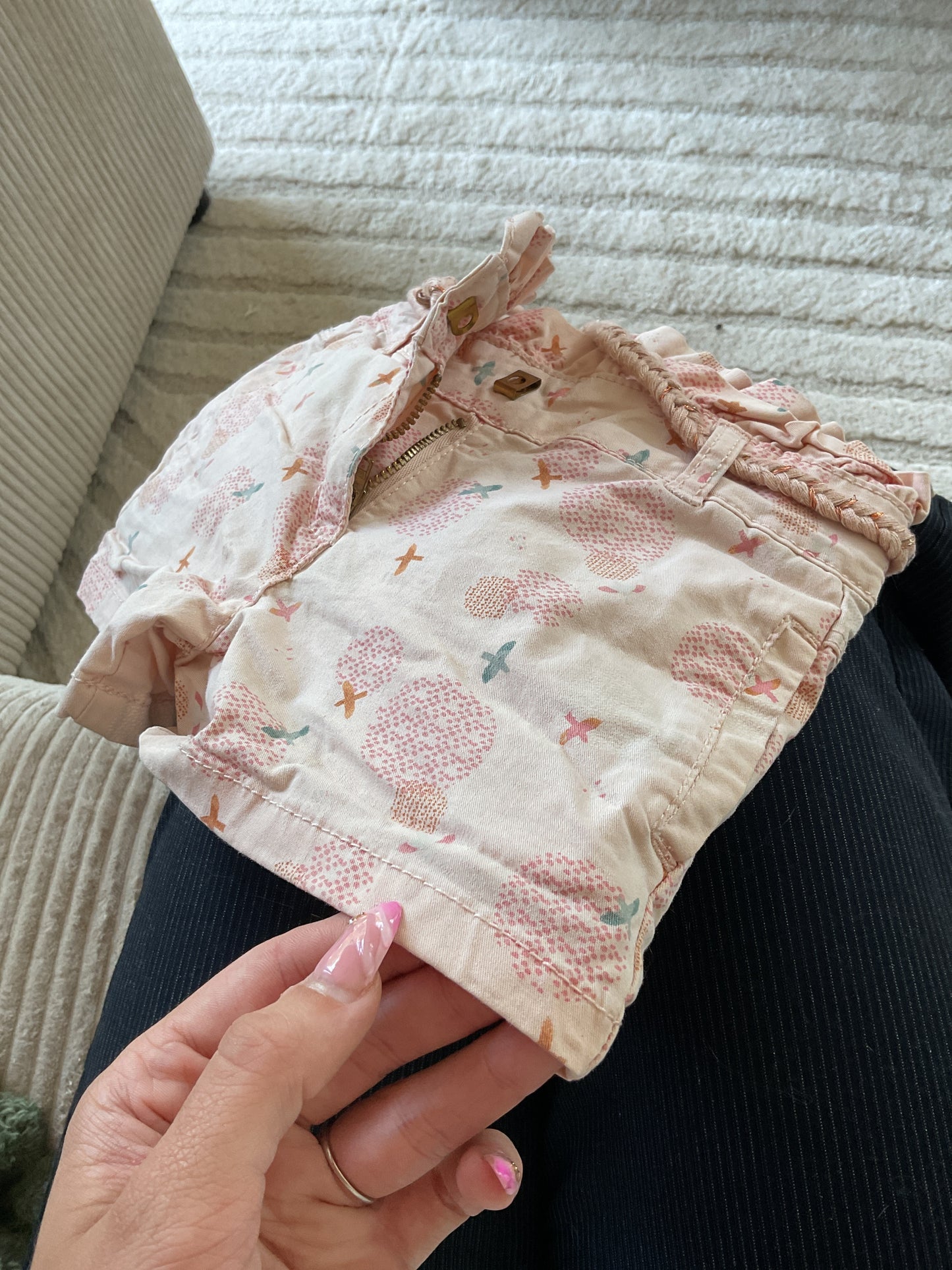 Short rose pale avec ceinture Orchestra - 4 ans