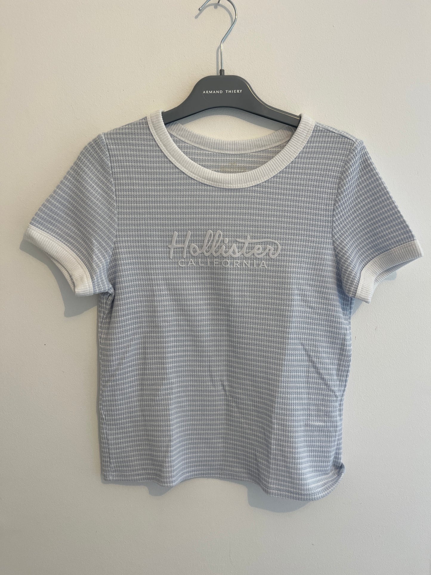 T-shirt manches courtes en maille gaufrée Hollister - S/M